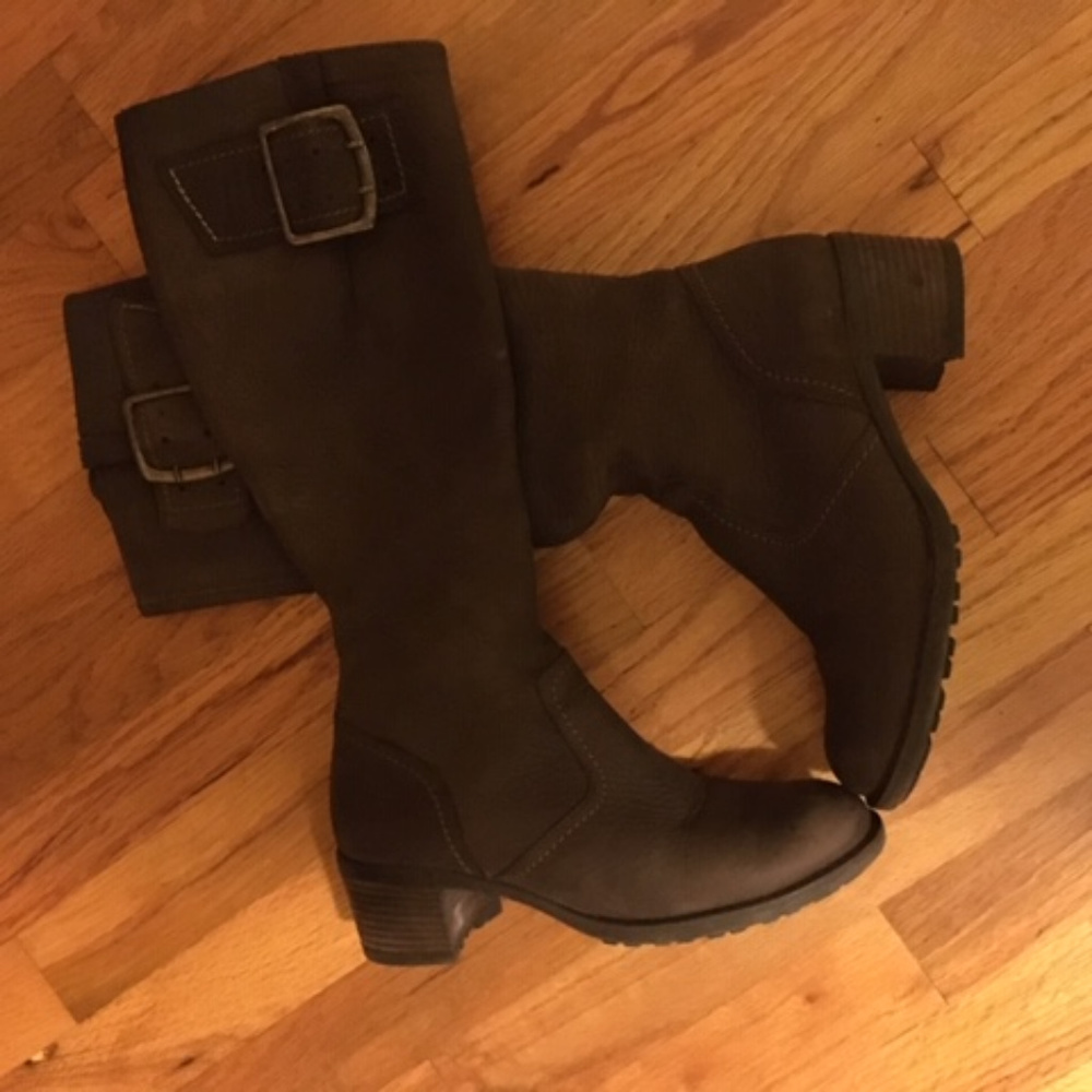 PAUL GREEN Kendra Knee High Buckle Boot